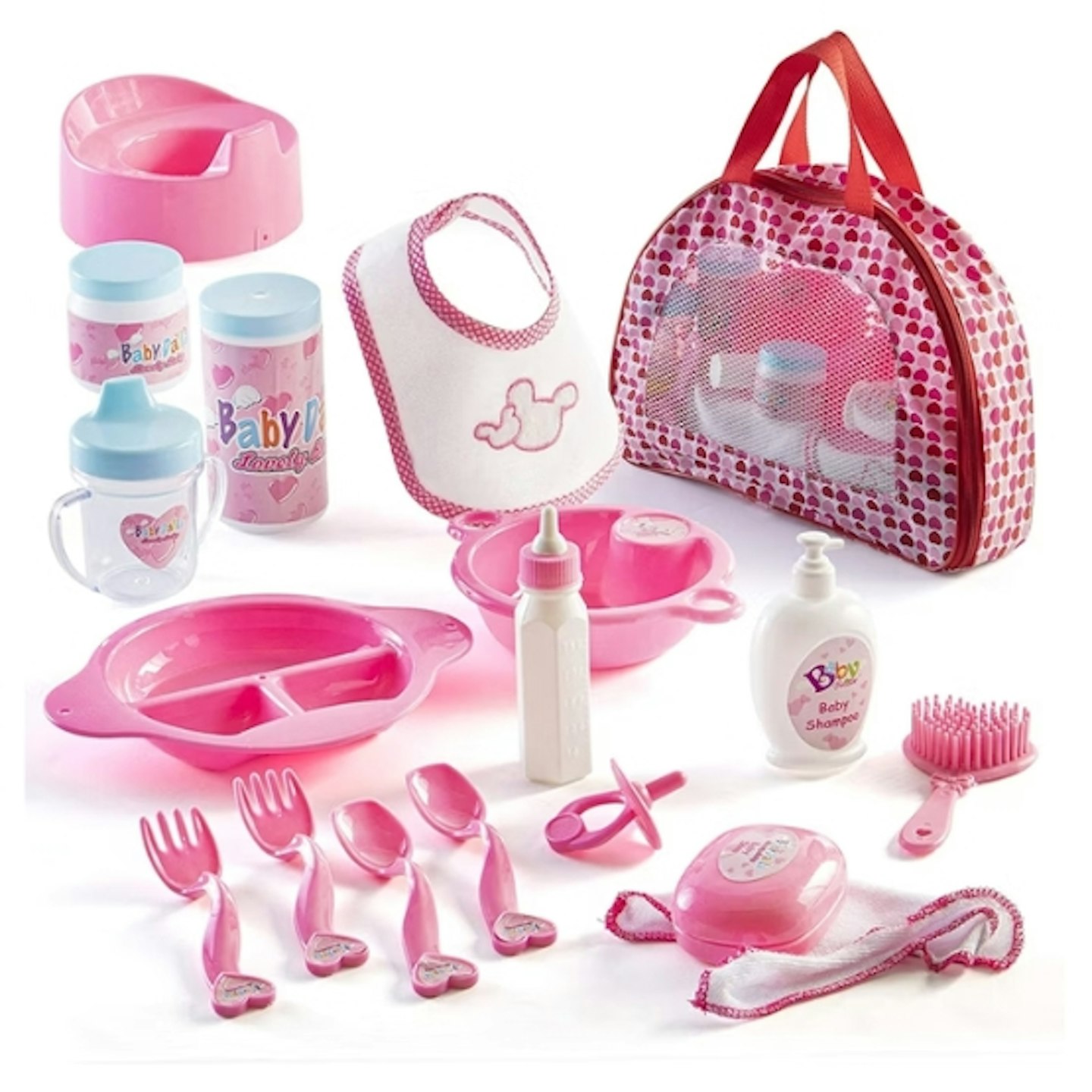 Prextex 18-Piece Baby Doll Accessories Set