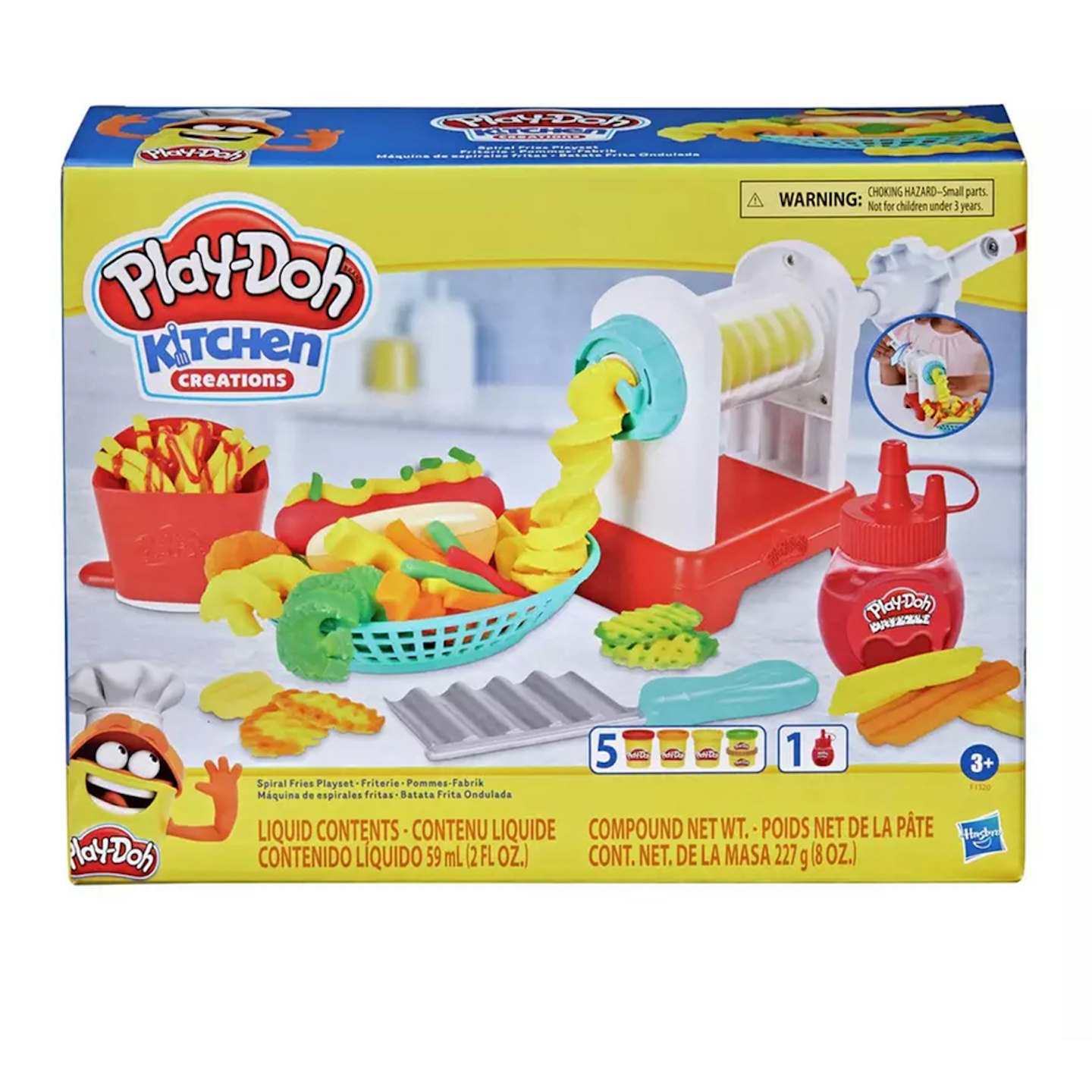 Play-Doh Kitchen Creations Spiral Fries Playset
