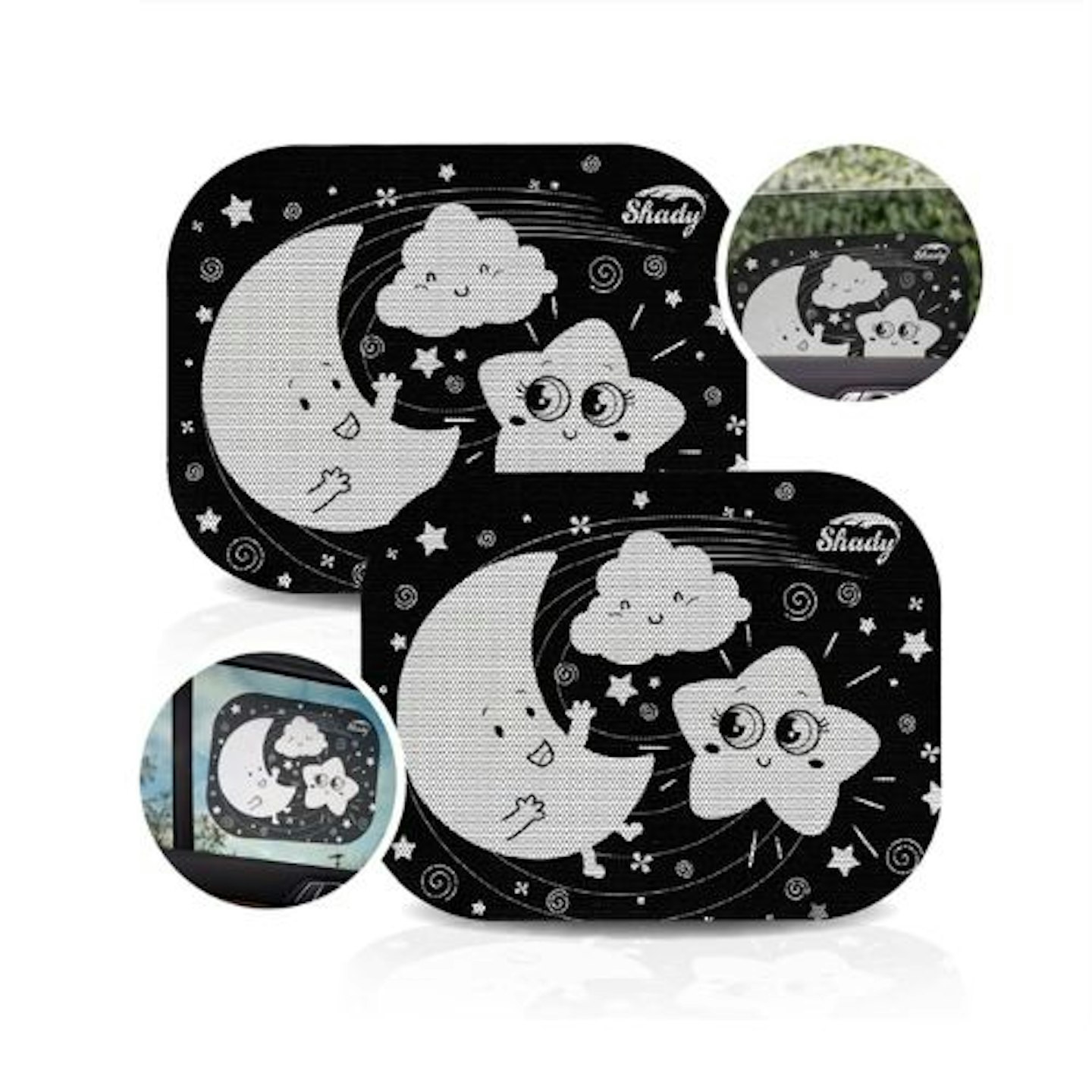 SHADY® Car Window Sunshade For Baby (2 pack)