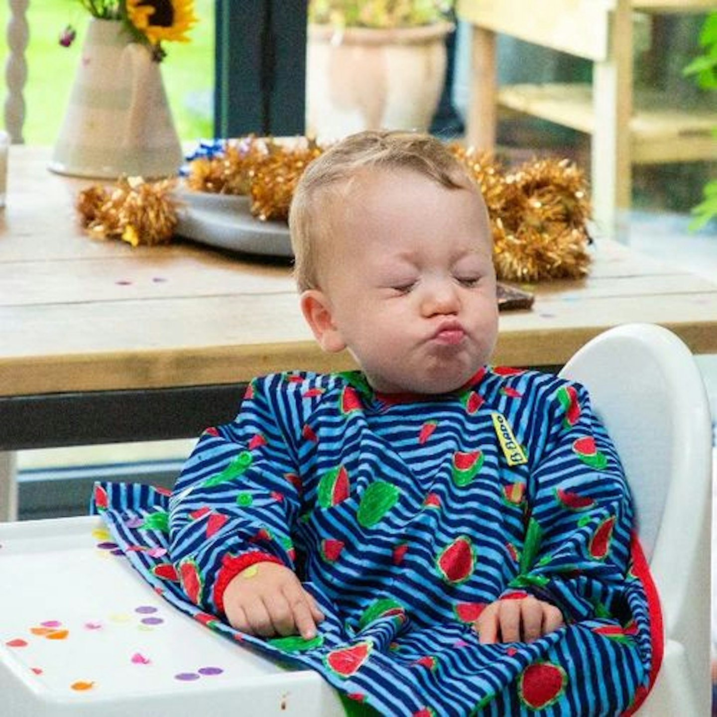 Baby Long-Sleeve Coverall Weaning
