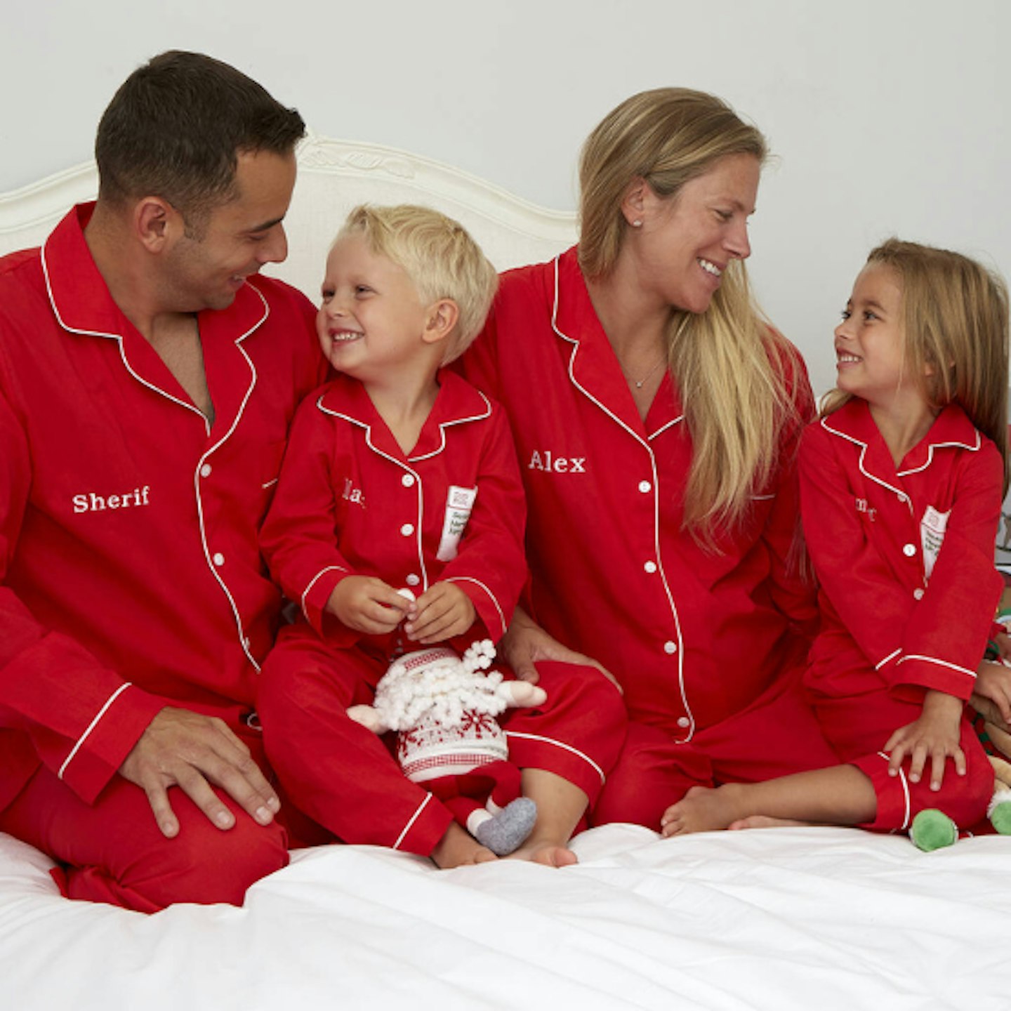 Matching Christmas Pyjamas red