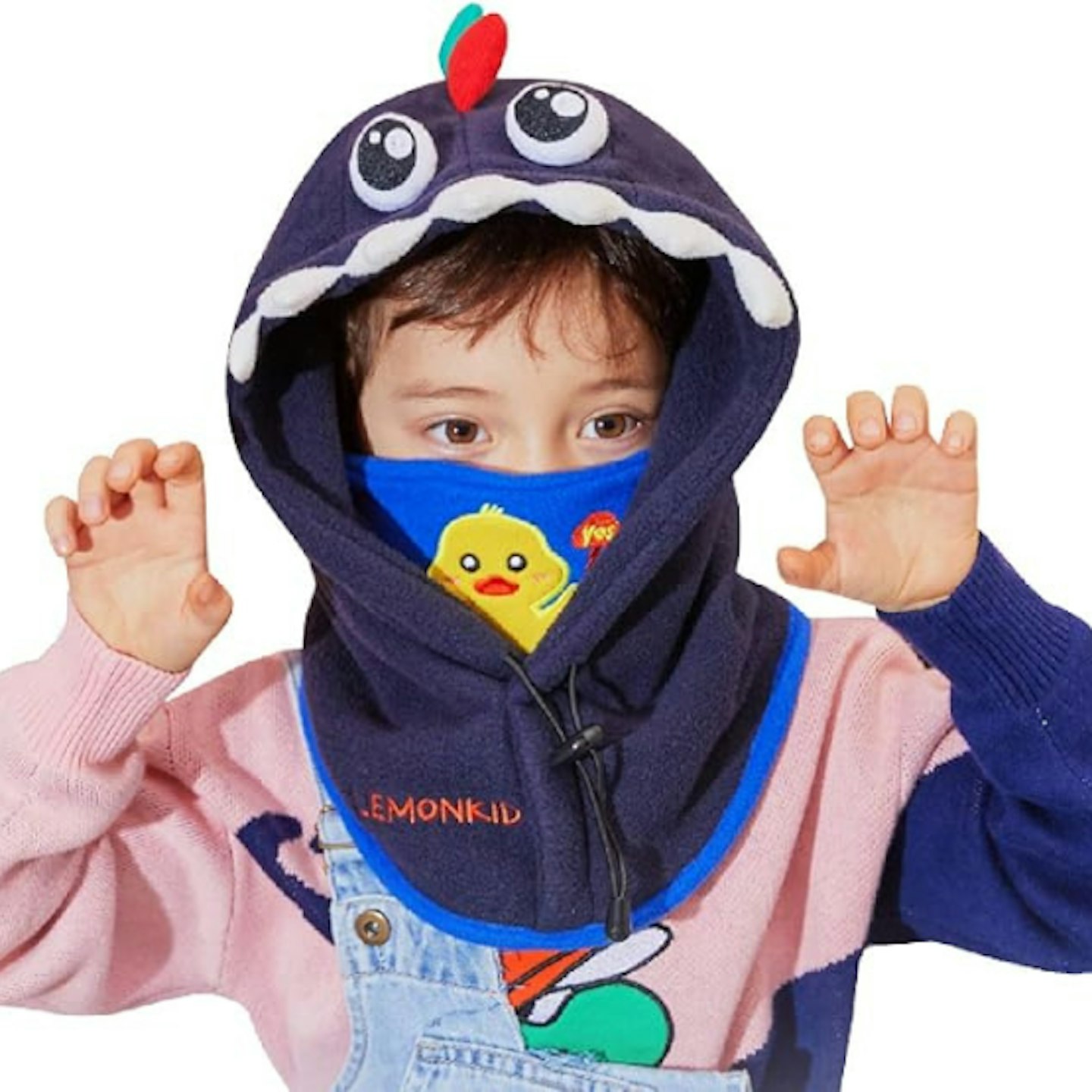 kids flee balaclava