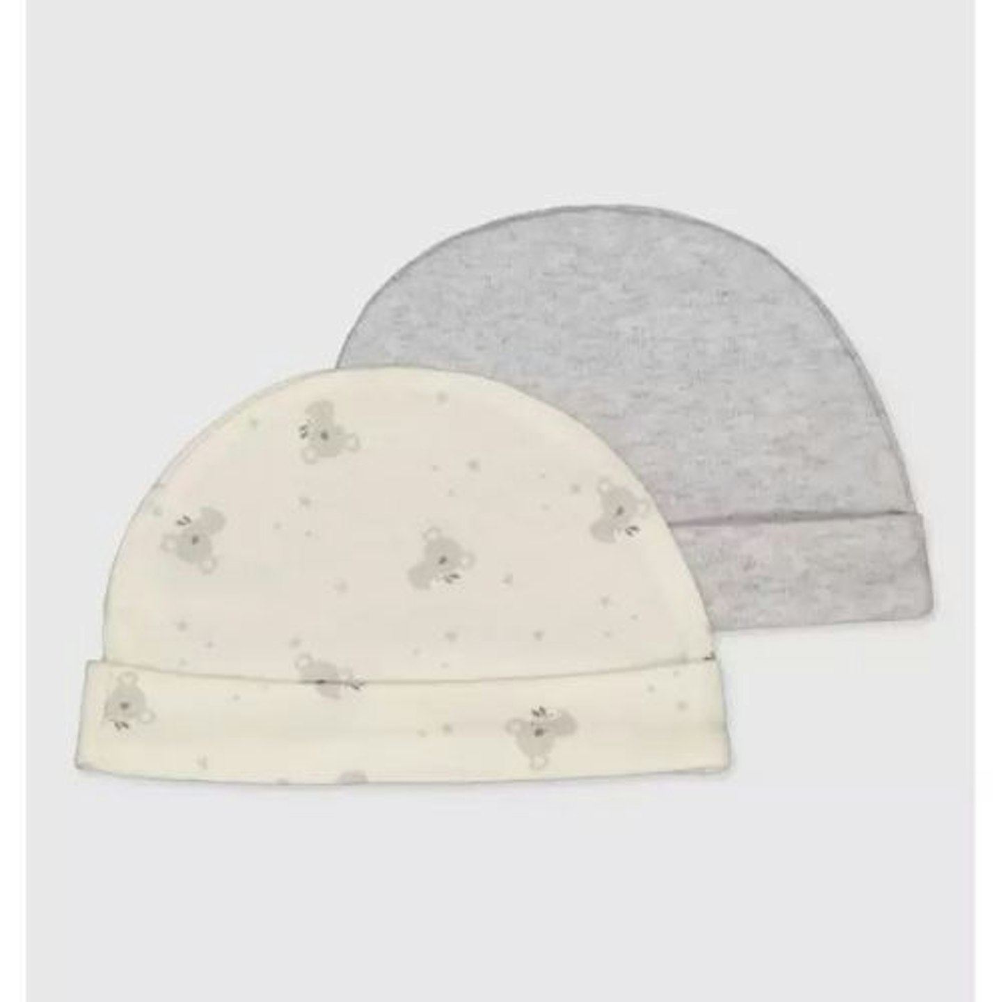 Best newborn baby hats Koala Print & Grey Marl Hat 2 Pack Newborn