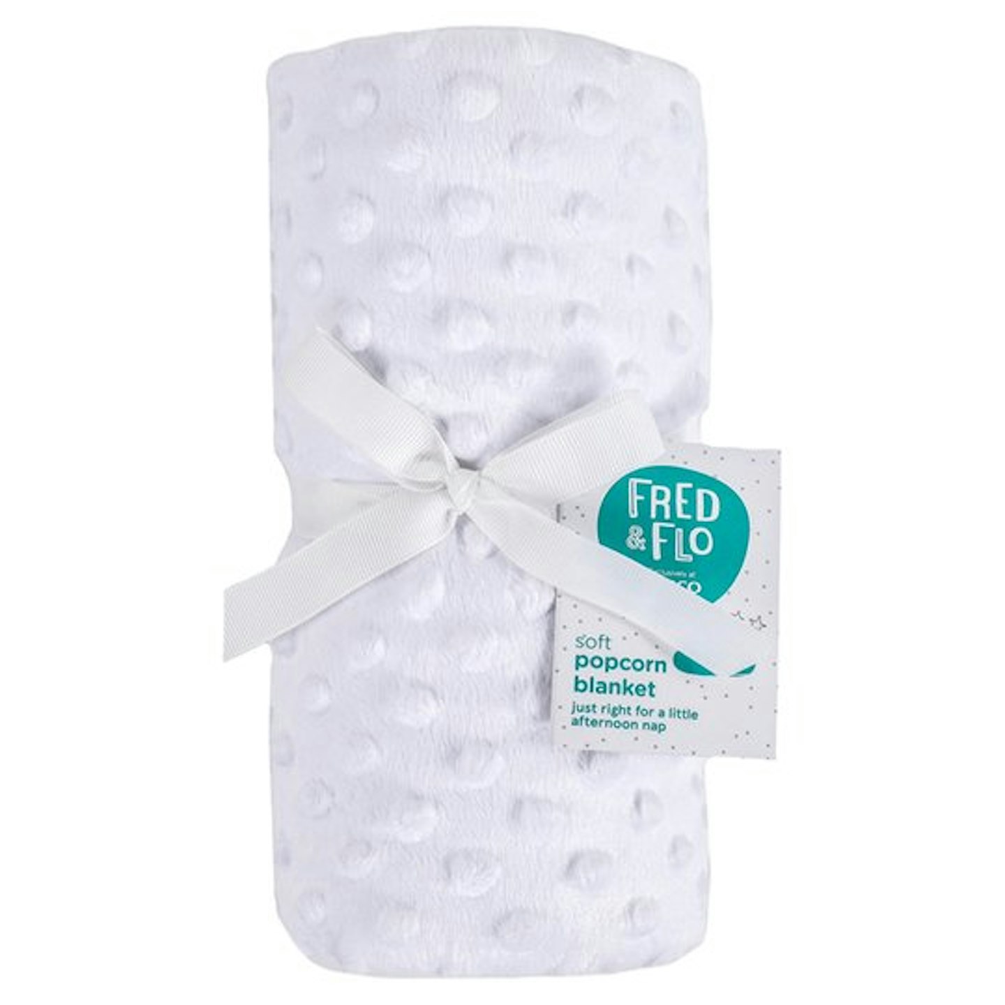 Fredu0026amp;Flo Popcorn Blanket White