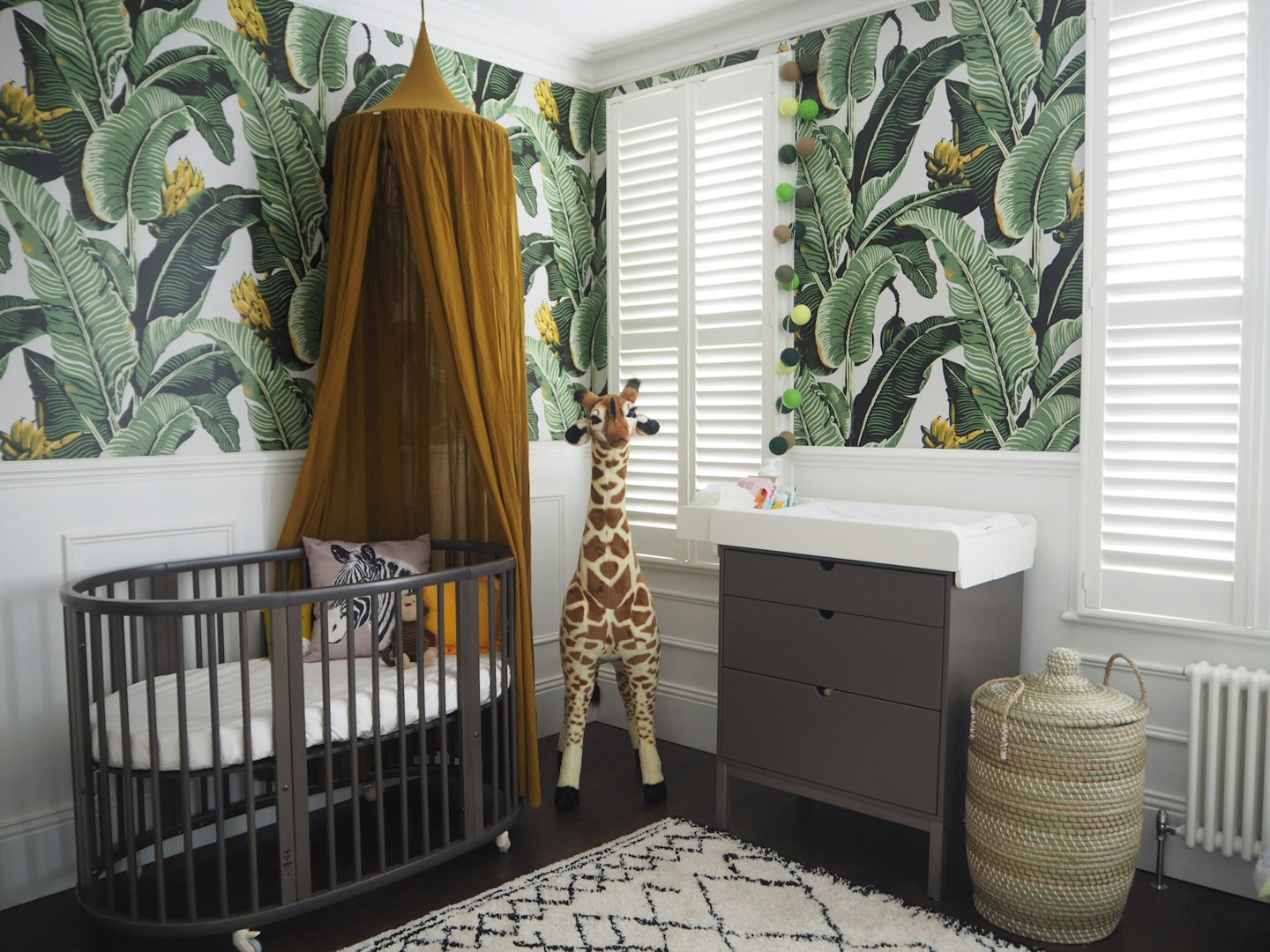 jungle inspired nursery
