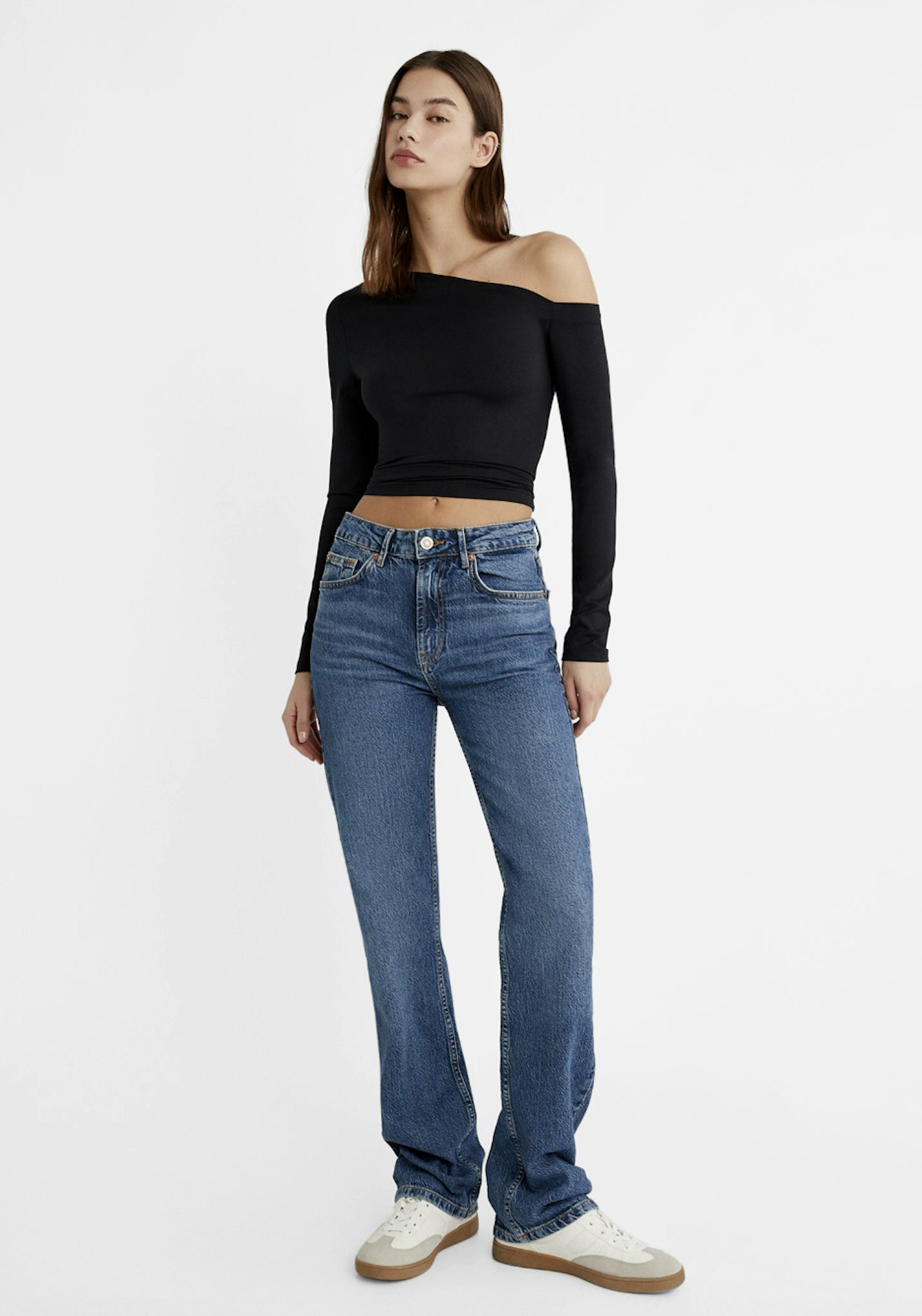 Straight-leg jeans