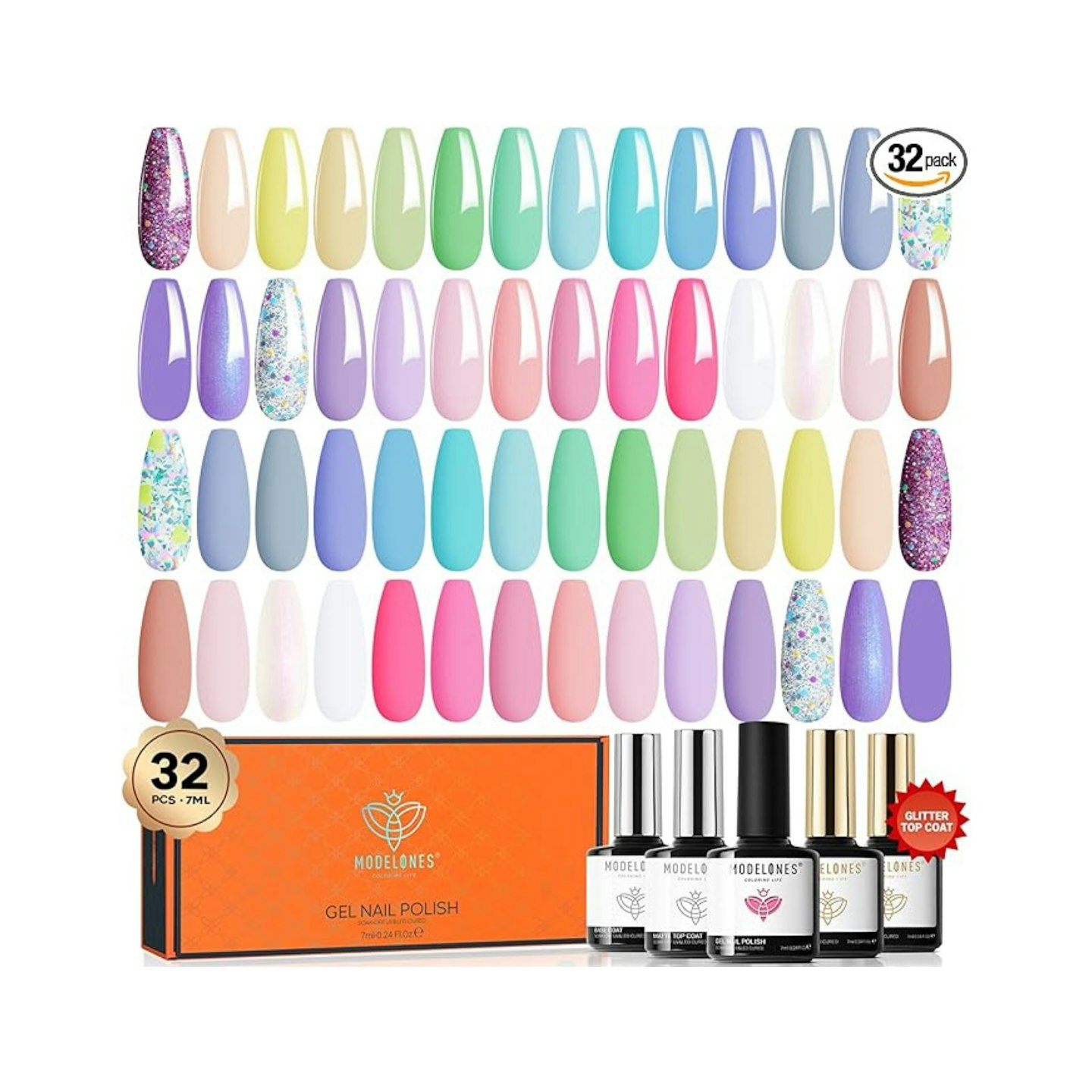 Modelones Gel Nail Polish Set 28 Colours