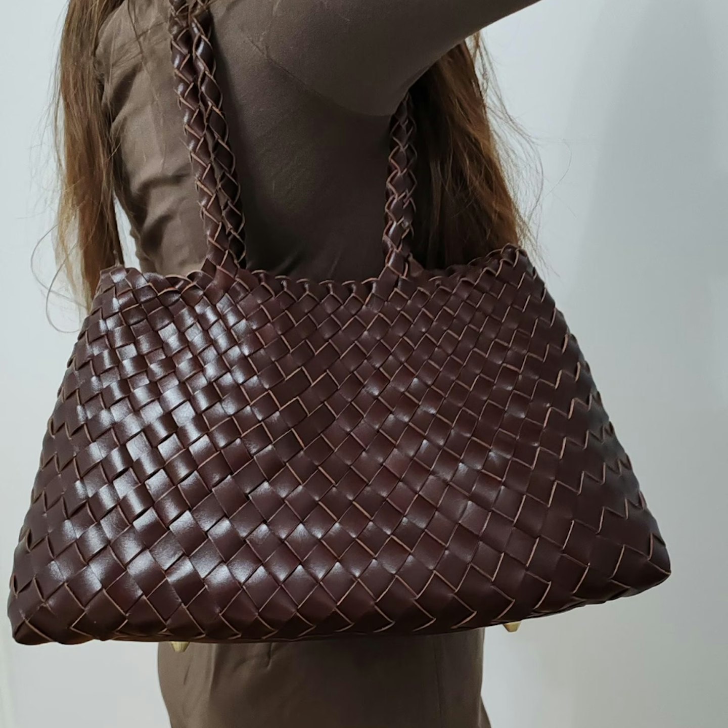 woven large handbag