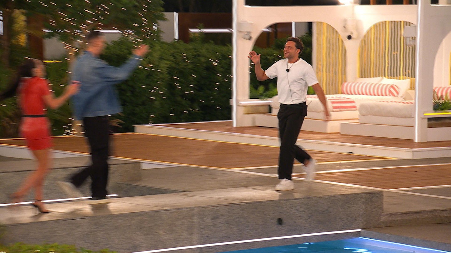 Casey returned to the villa for a third time on day two of All Stars 2025