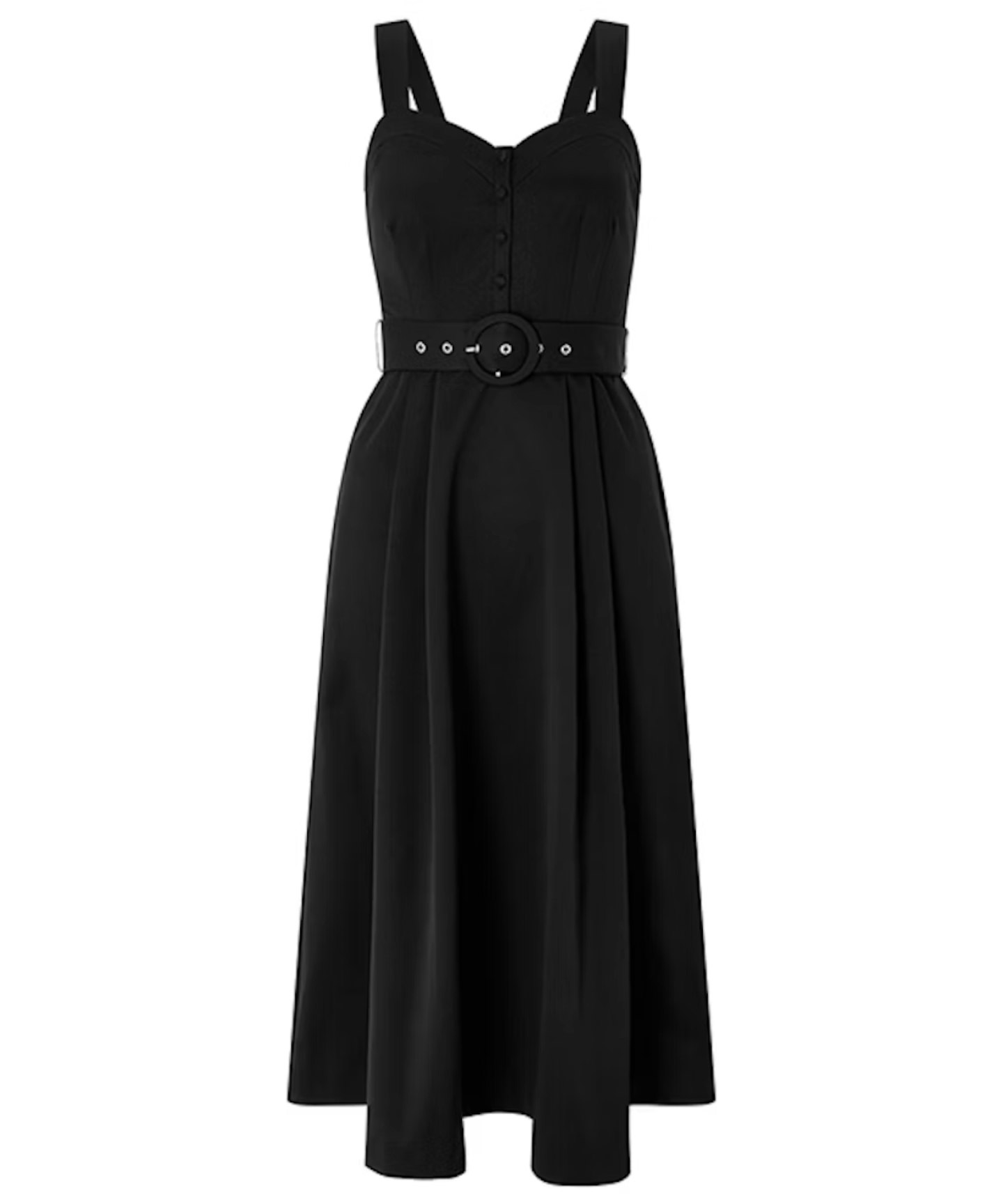 Black Belted Dress