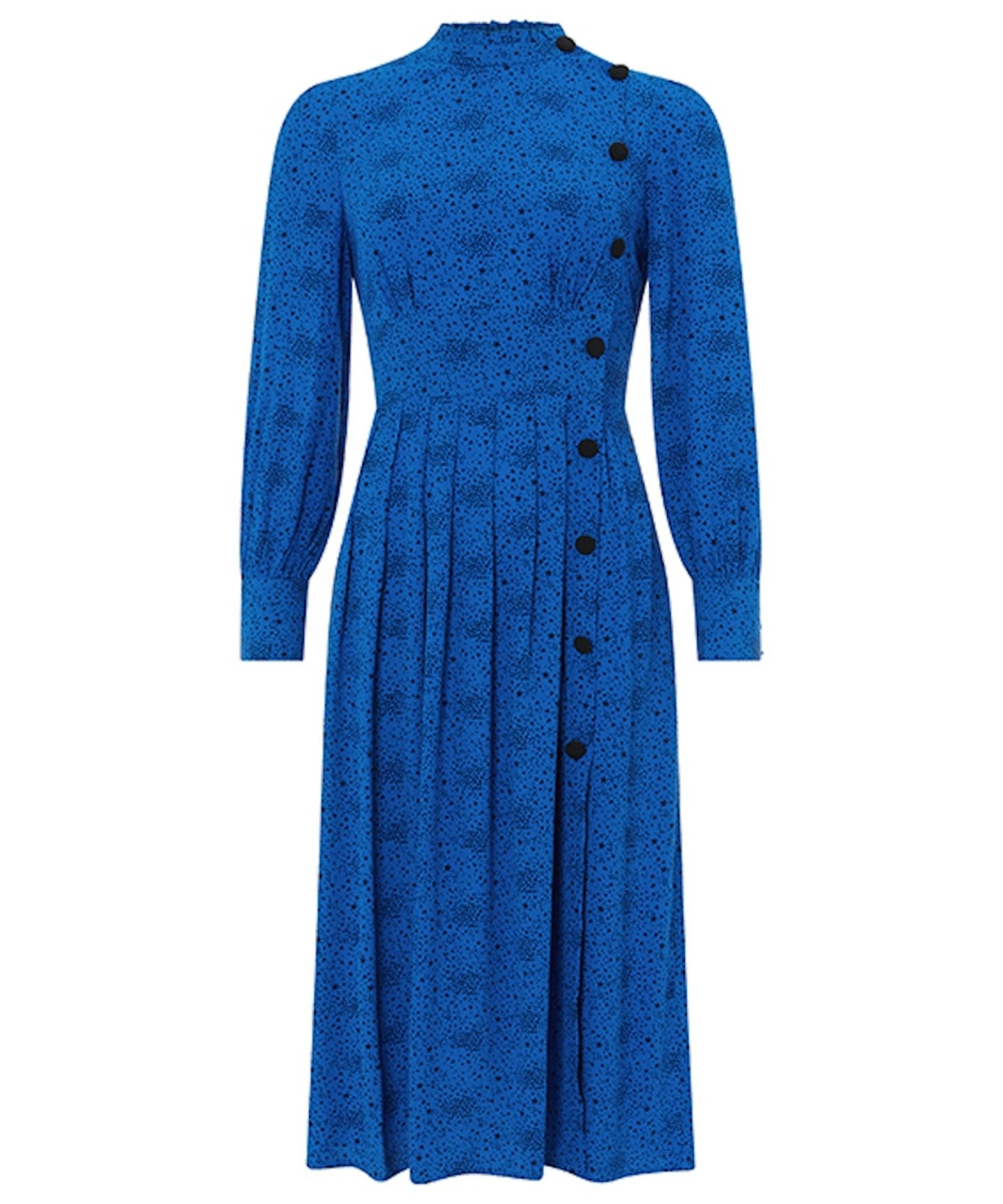 Star Print Midi Dress