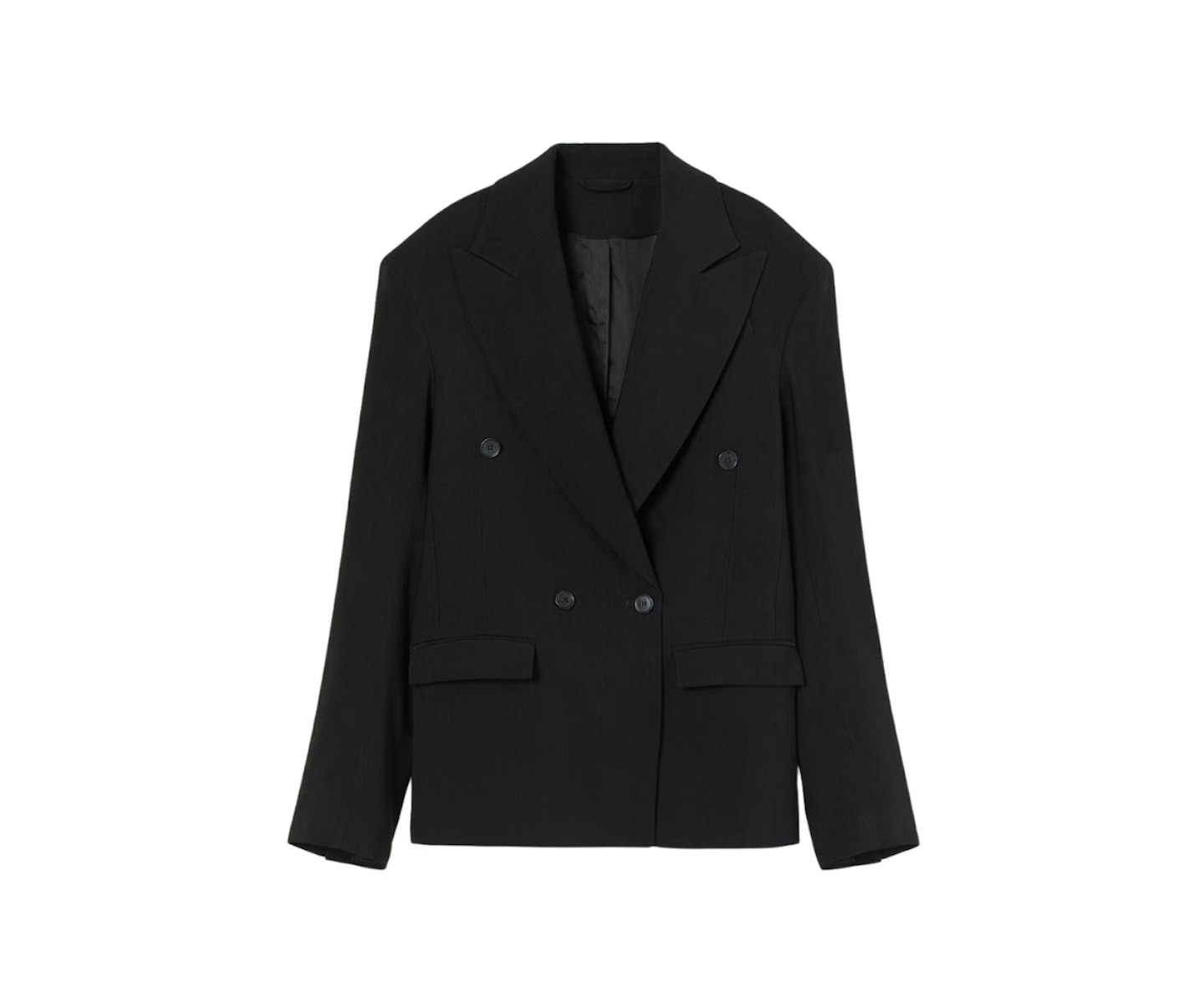 H&M Oversized Linen-Blend Blazer
