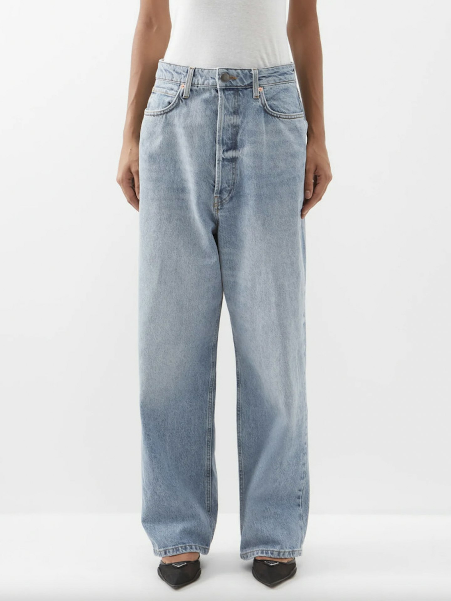 Raey, Drop Organic-Cotton Low-Rise Baggy Jeans