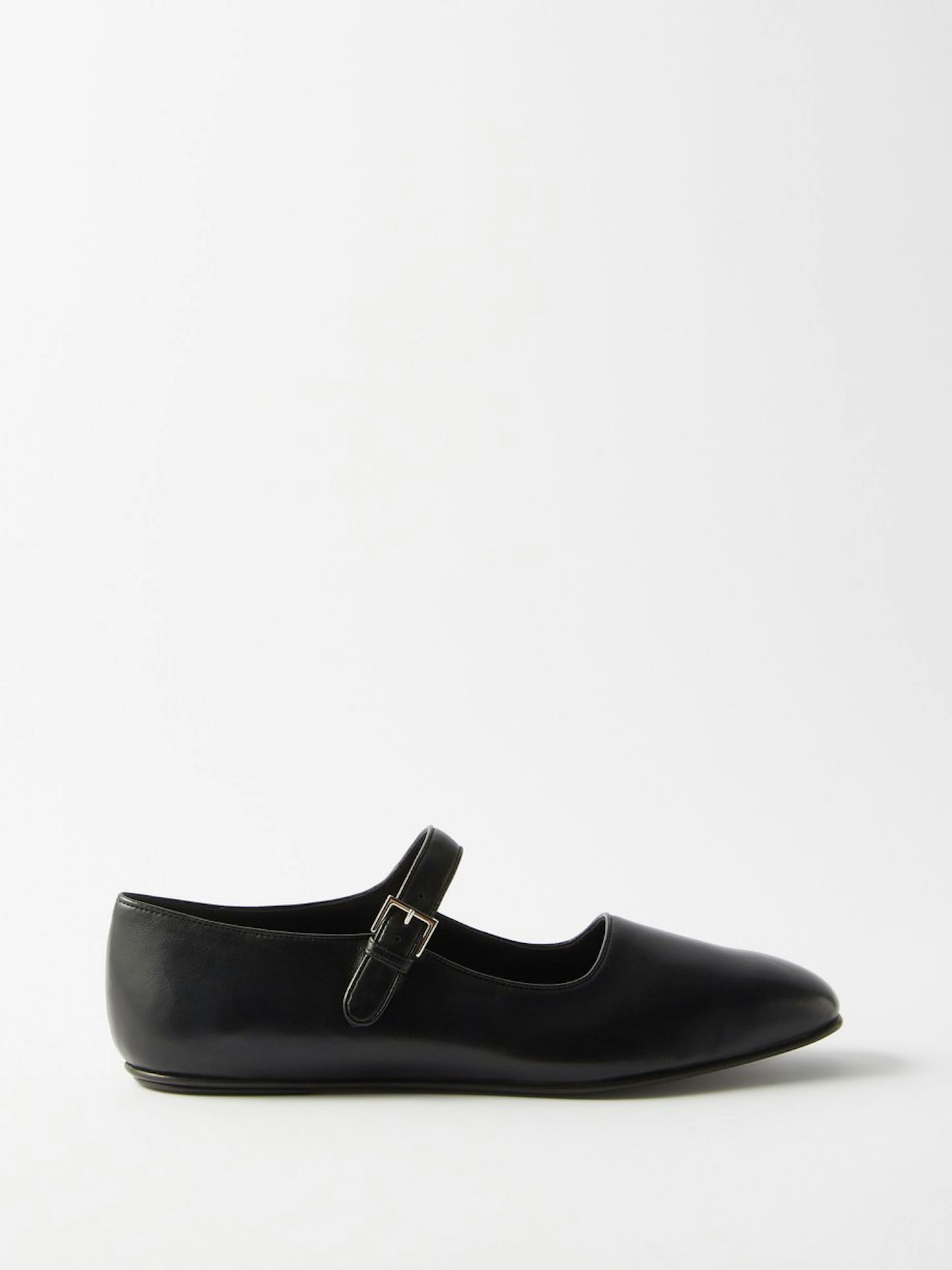 The Row, Ava Leather Mary Jane Flats