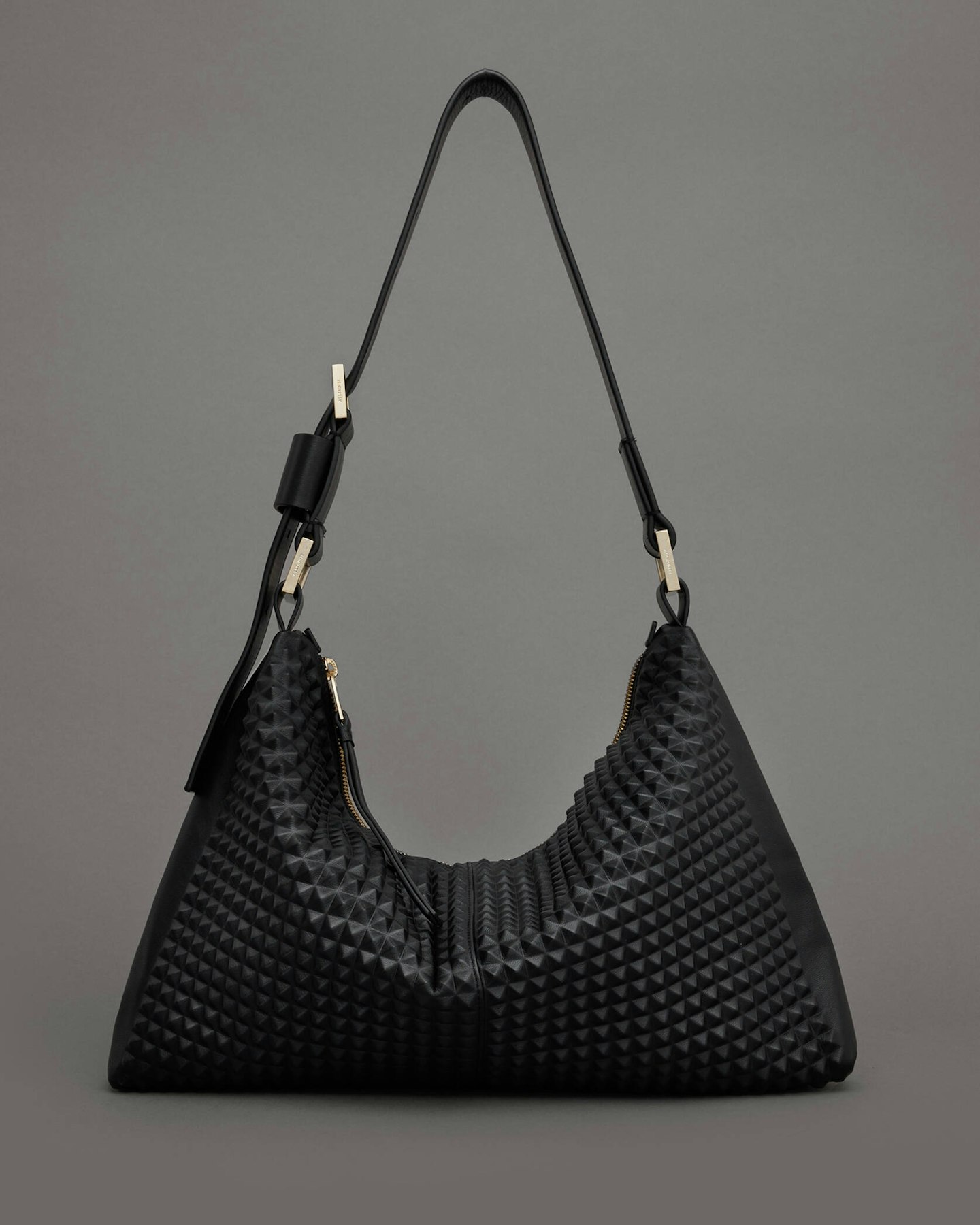 Edbury Studded Leather Shoulder Bag