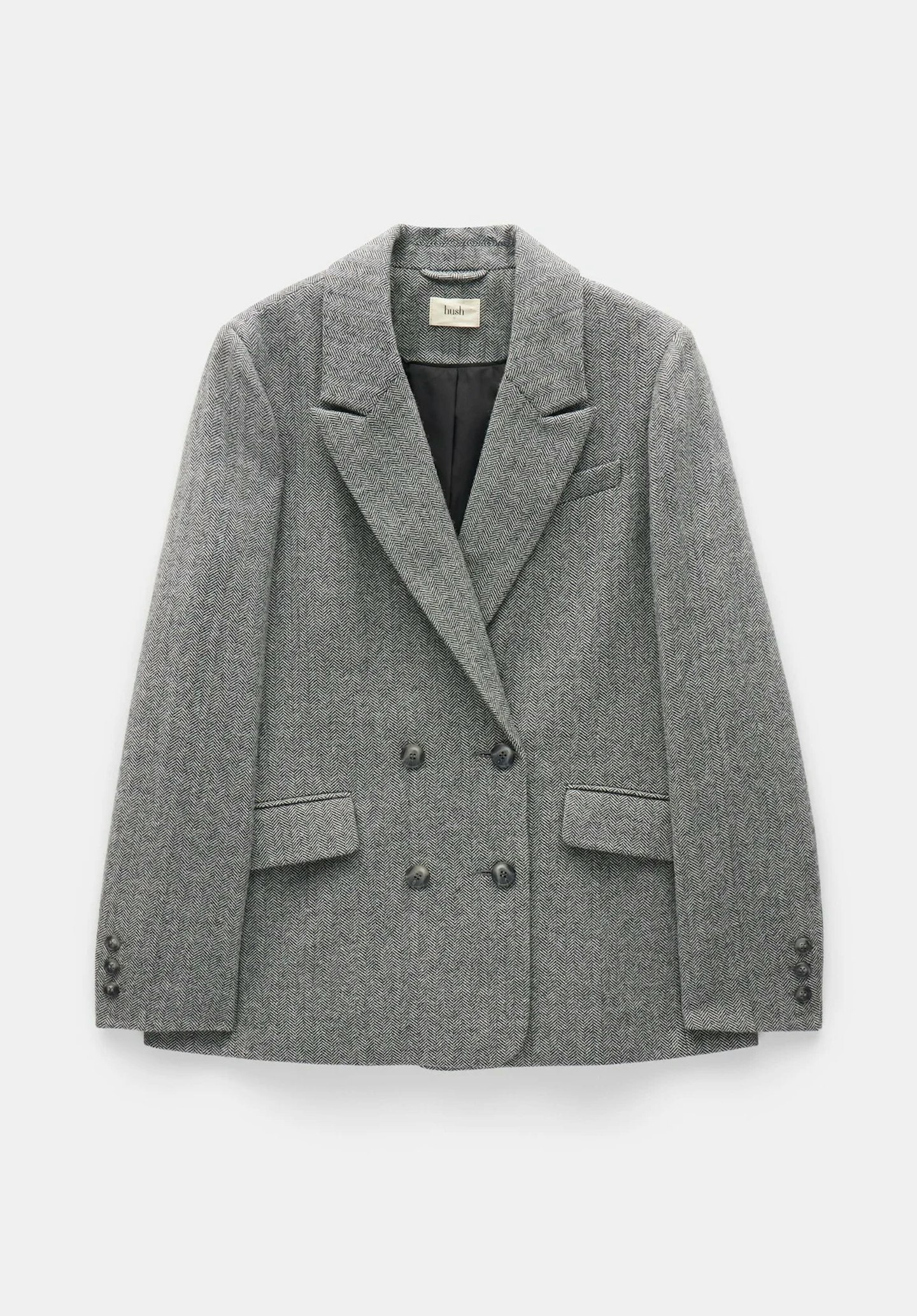 Hush Maeve Wool Blend Herringbone Blazer