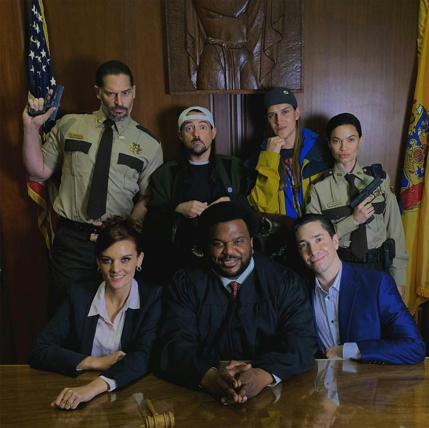 Kevin Smith courtroom Jay Bob Reboot Insta
