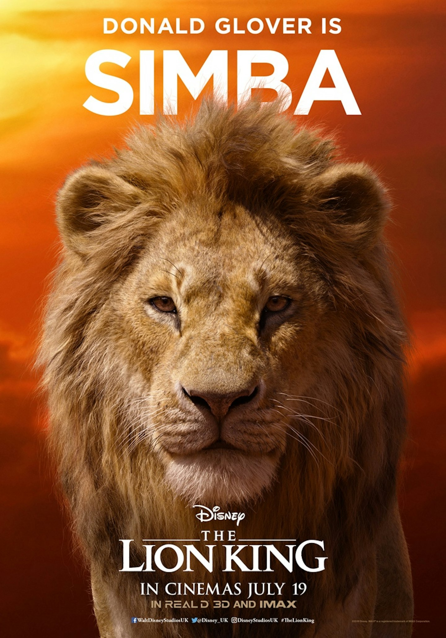 Lion King character posters