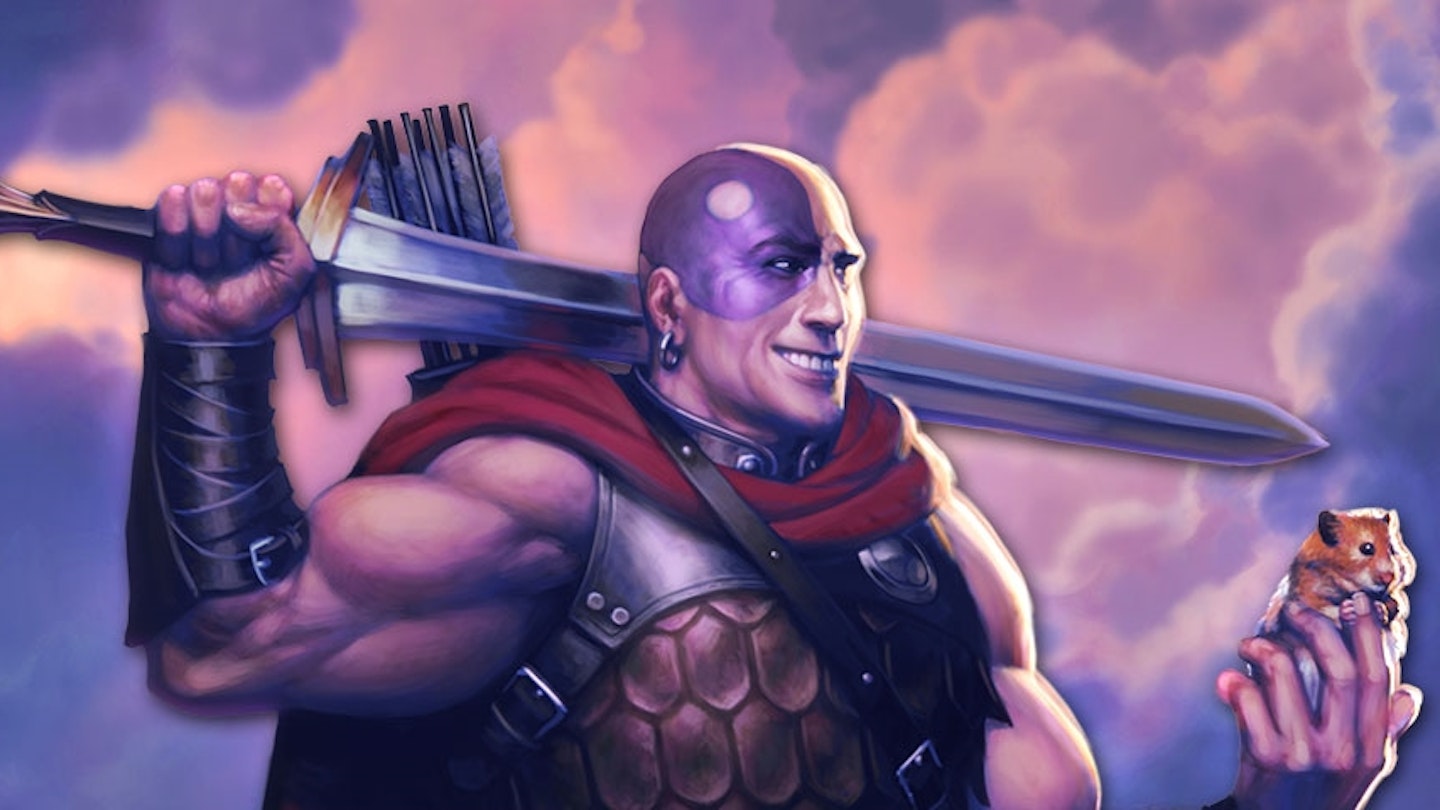 Minsc and Boo in Neverwinter: Elemental Evil module