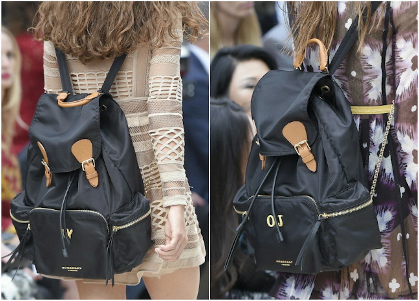 burberry monogrammed rucksack