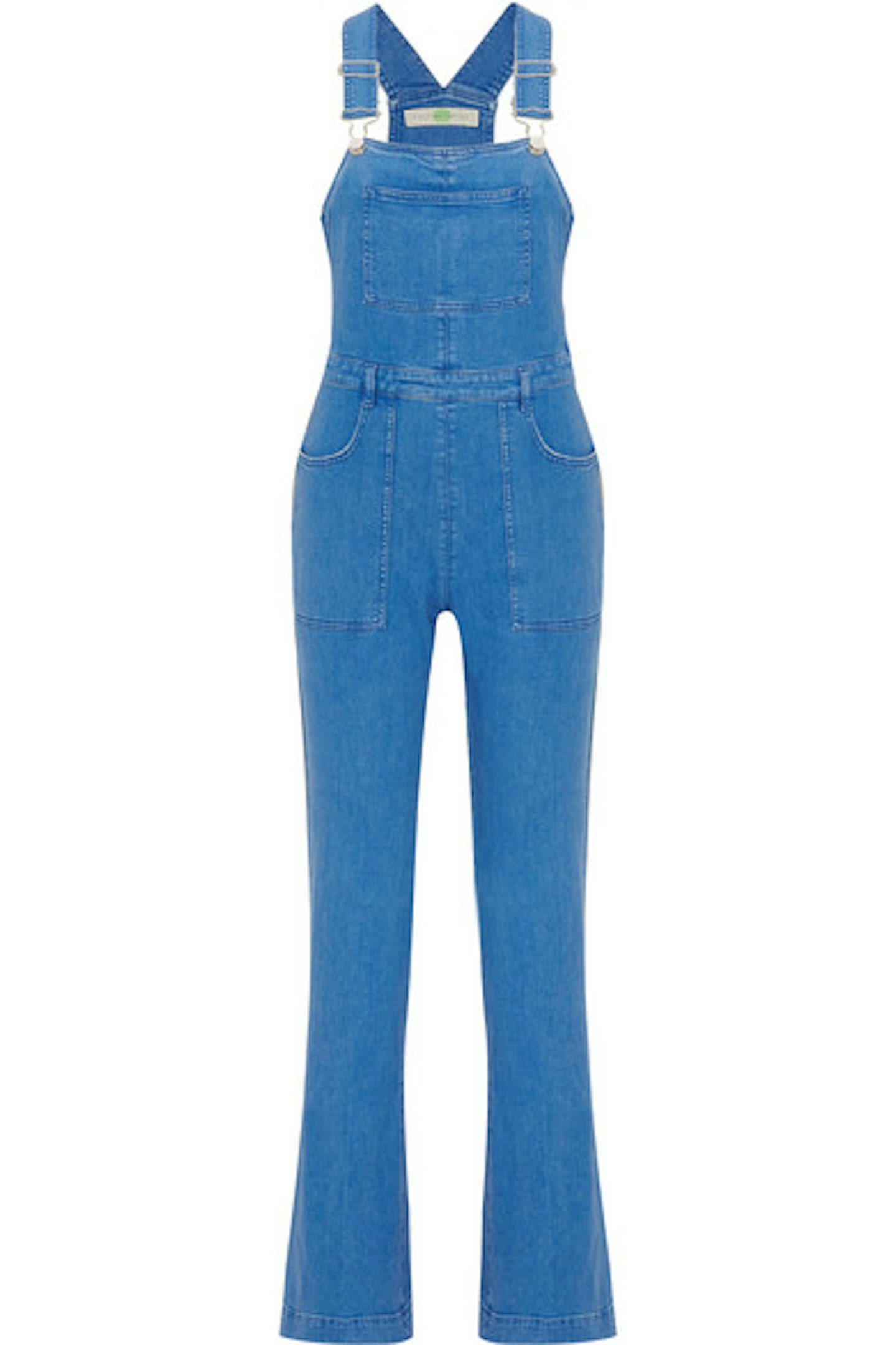 stretch denim dungarees stella mccartney