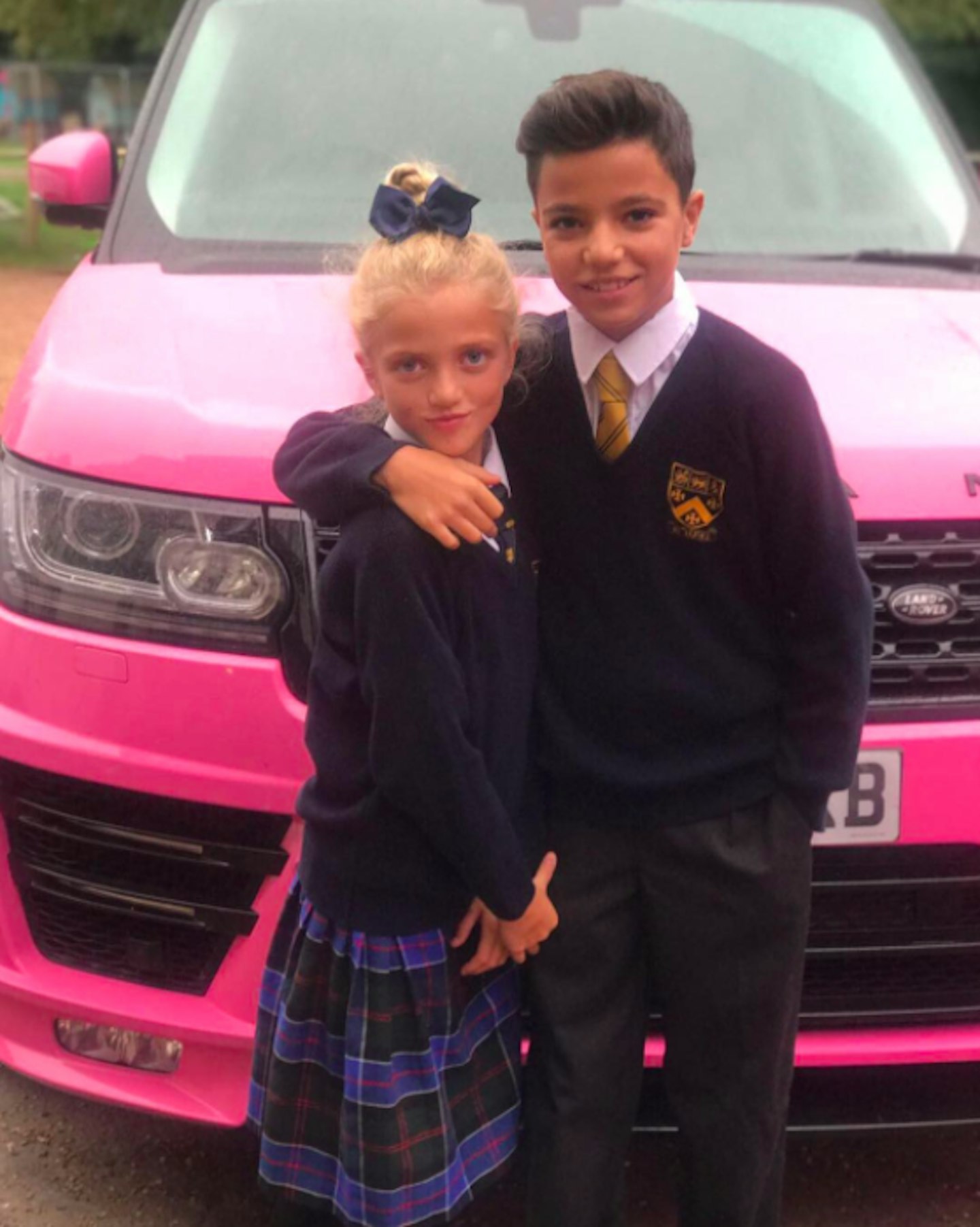 Junior Andre and his sister Princess Andre