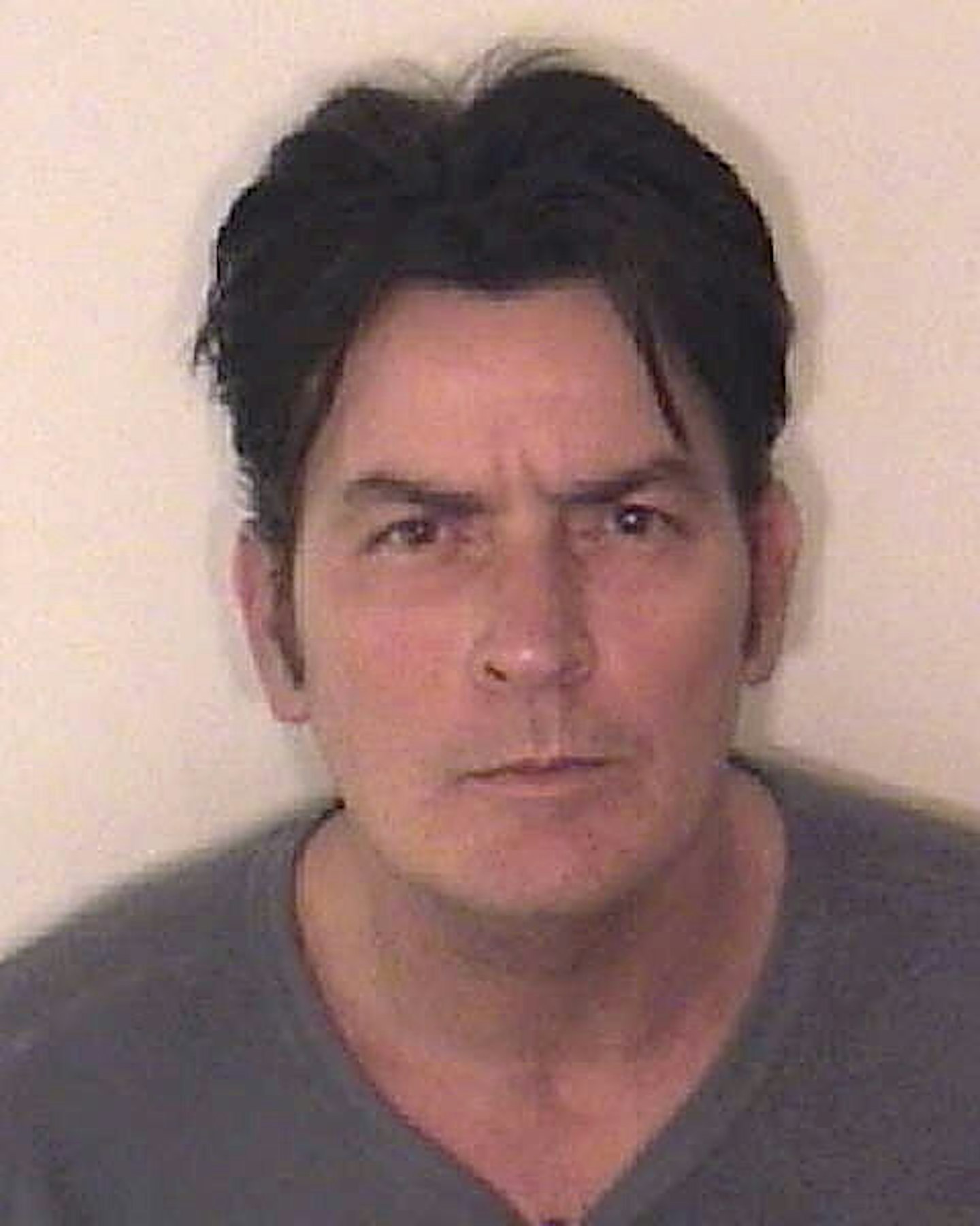 Charlie Sheen mugshot