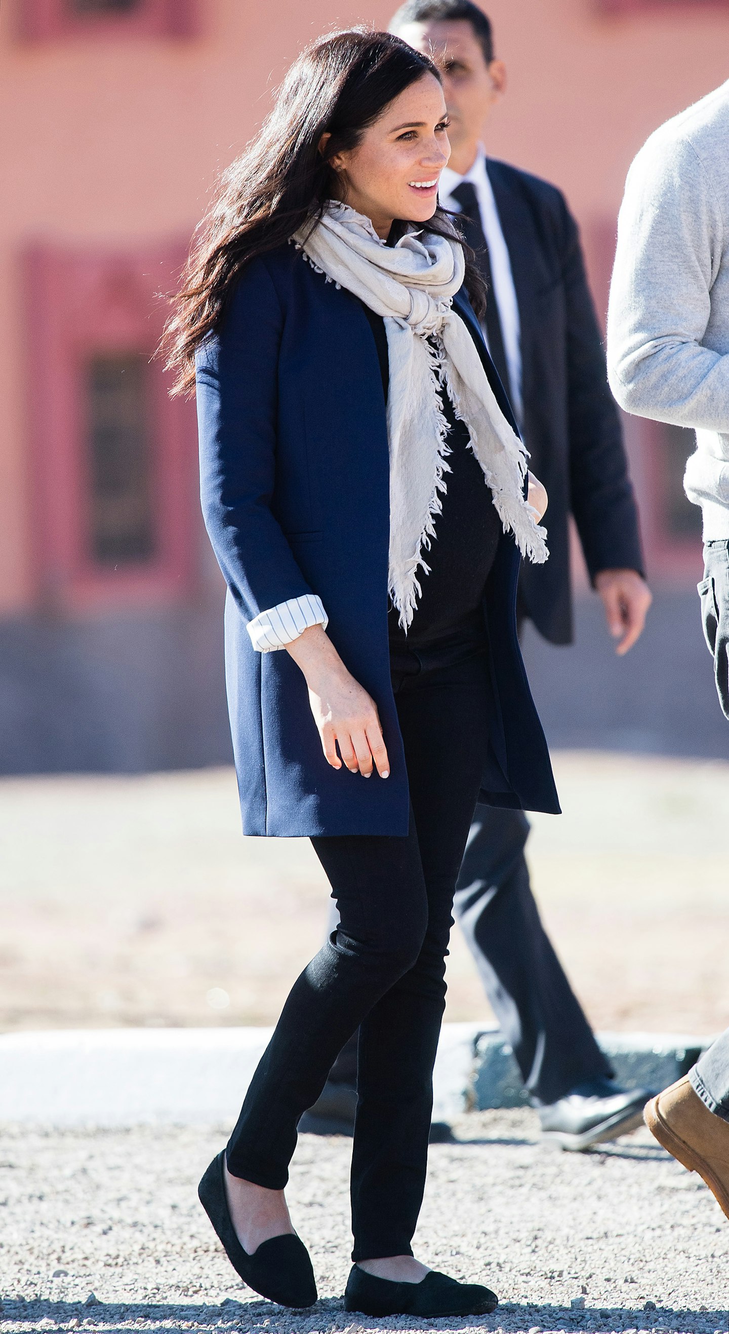 meghan markle outfits pregnancy baby
