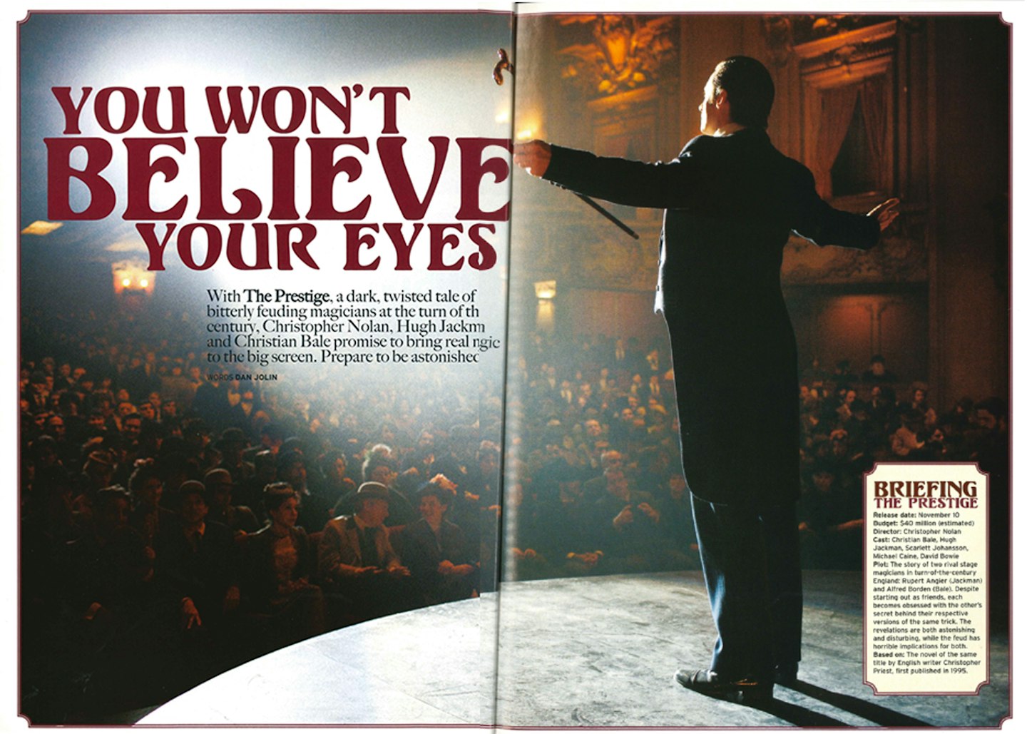 The Prestige – November 2006 Empire feature