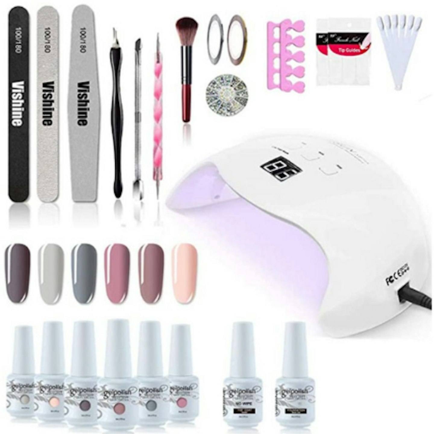 Vishine UV LED Nail Lamp Gel Nail Kit