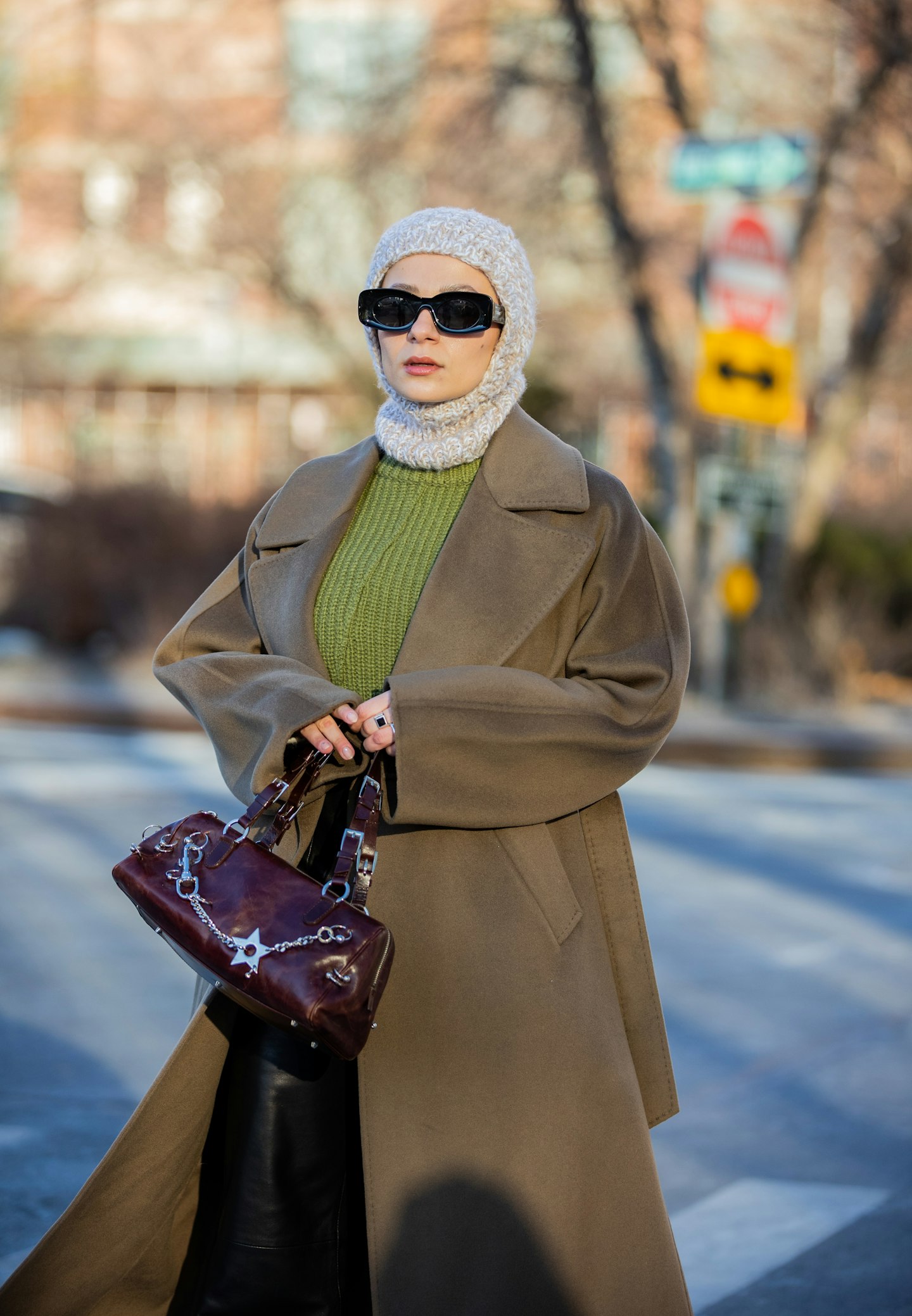 A guest at NYFW