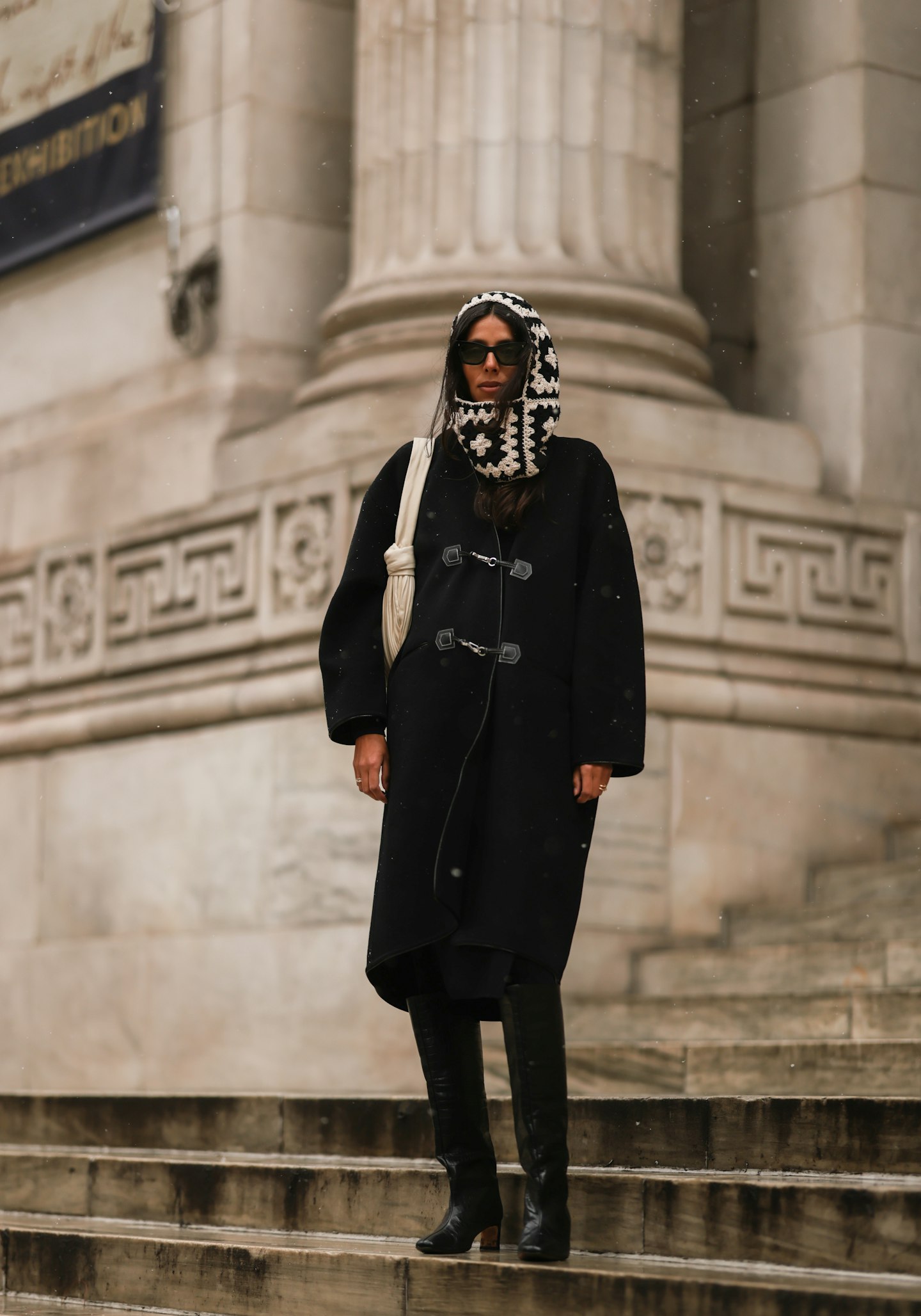 A guest at NYFW