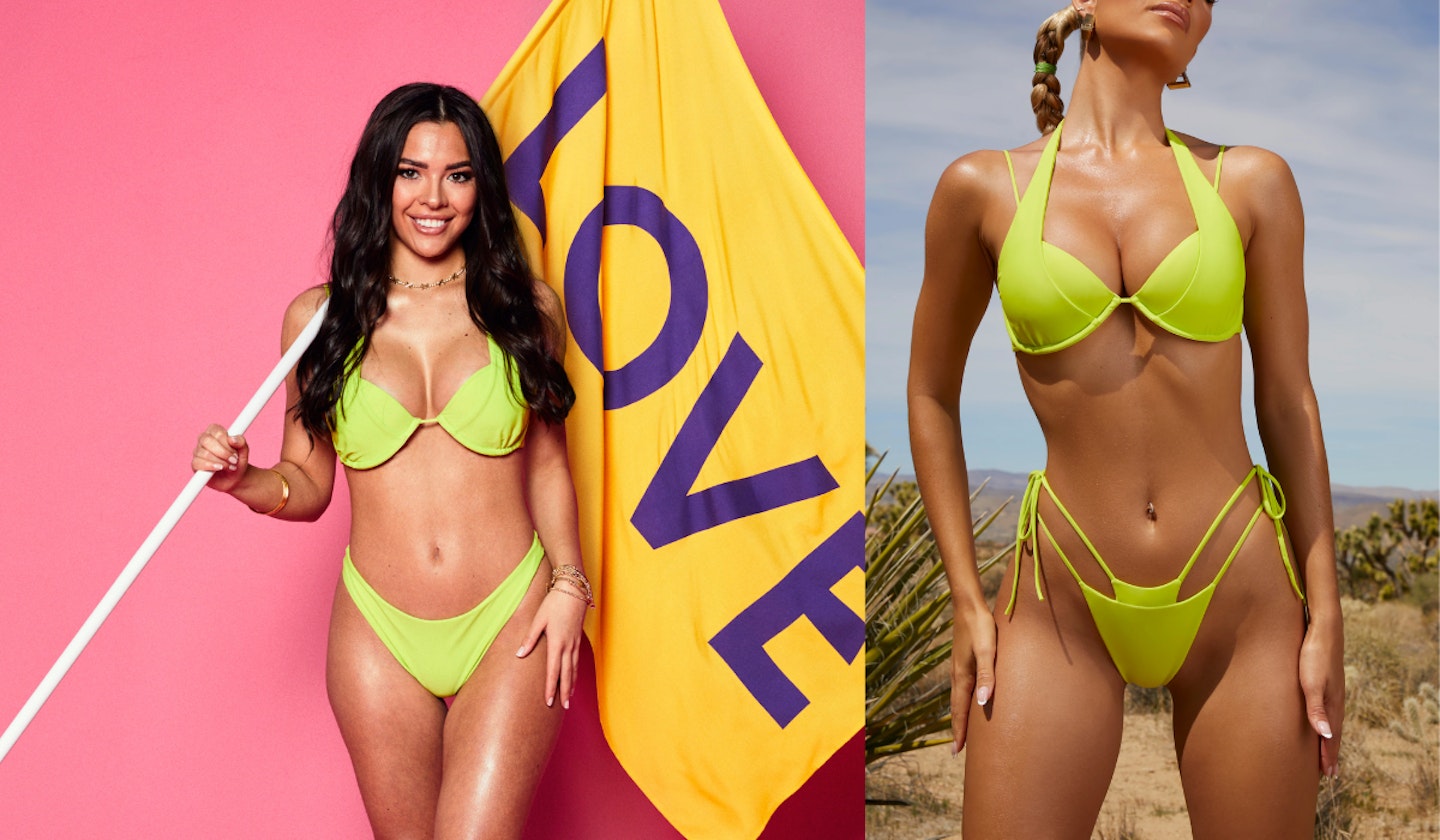 Gemma's Yellow Underwire Bikini